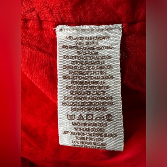 Free People Red Floral Mini Dress Size M (PTP 18.5”) - Picture 11 of 14